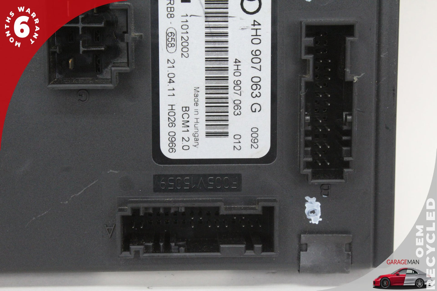 2012-2018 Audi A7 A6 BCM Body Comfort Control Module Unit 4H0907063G OEM