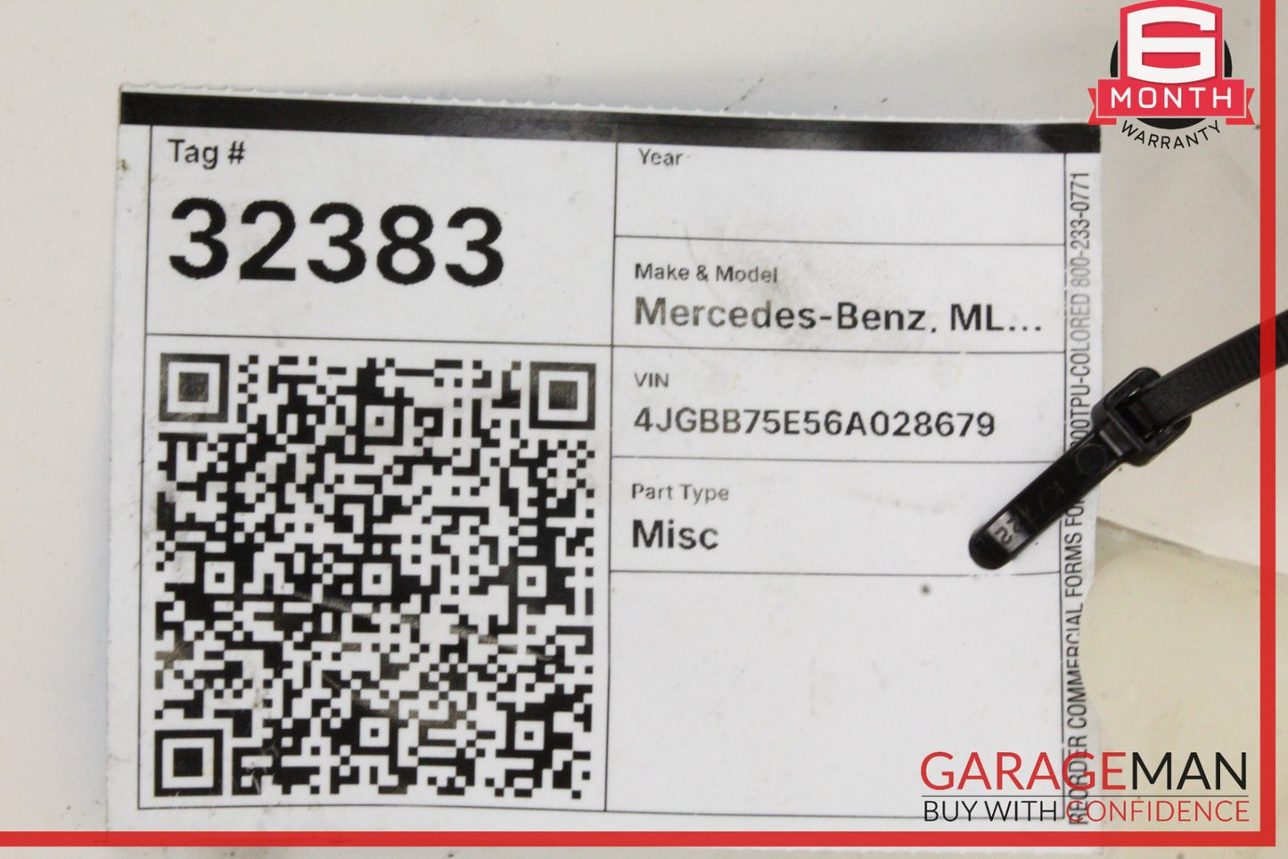 2006-2012 Mercedes ML500 M-Class W164 Washer Fluid Reservoir 1648690020 OEM