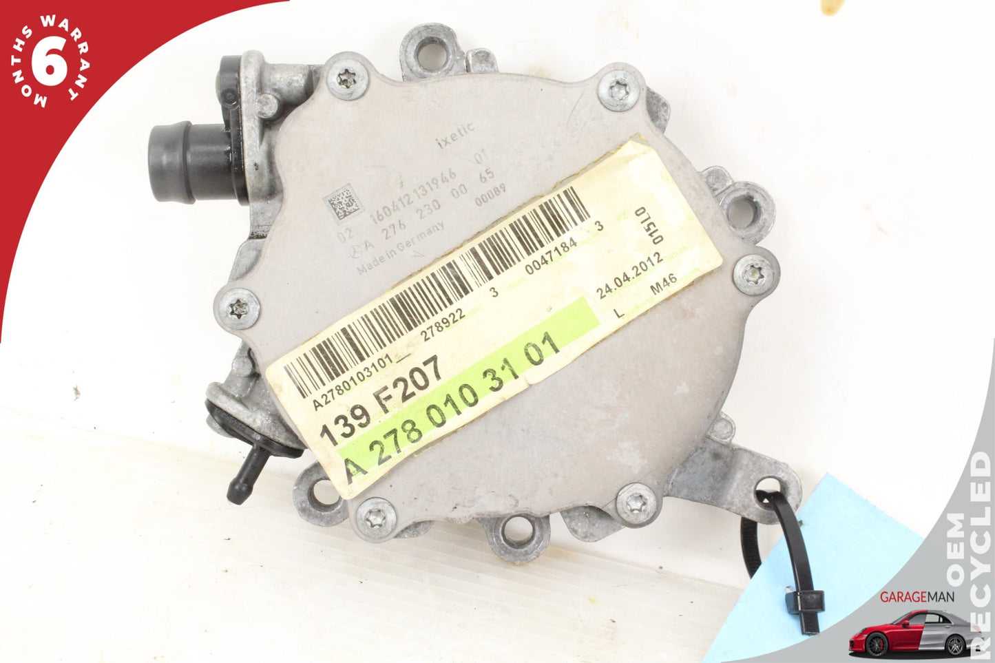 2012-2018 Mercedes-Benz CLS550 W218 Engine Motor Brake Vacuum Pump 2780105403