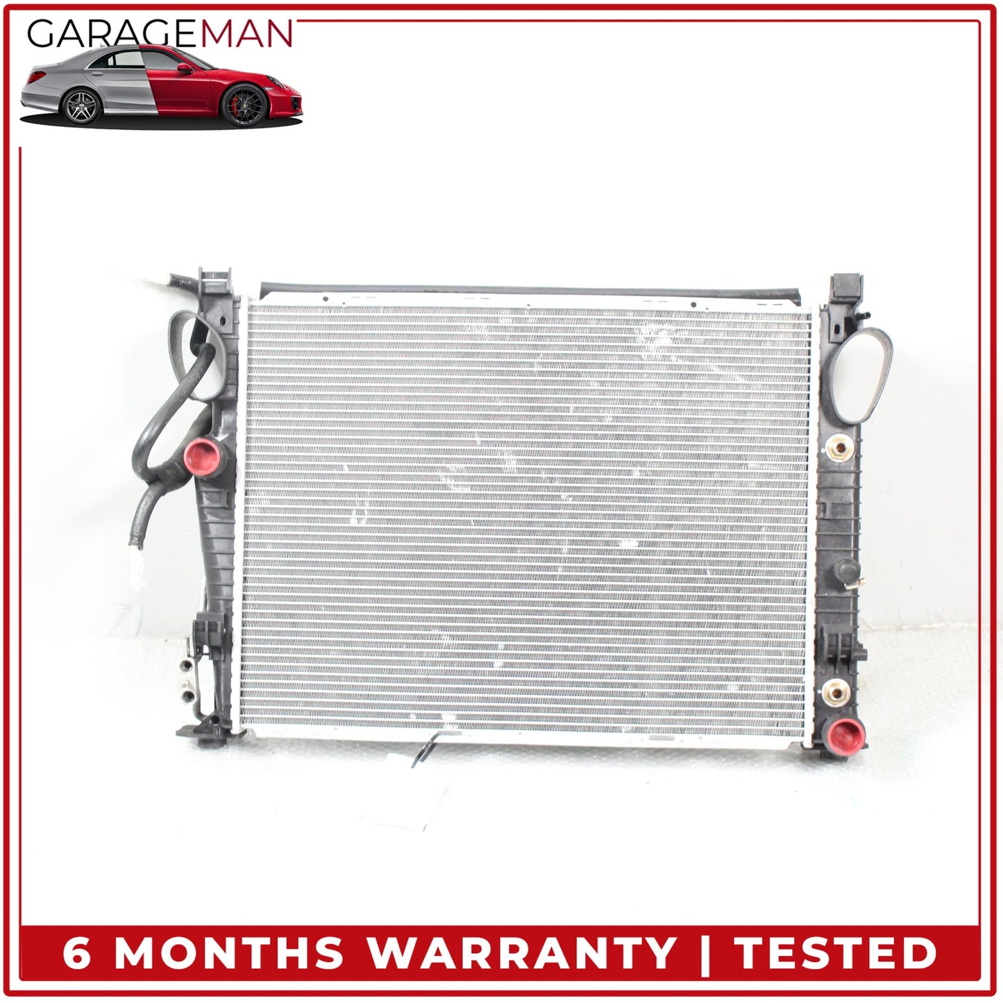 2003-2006 Mercedes R230 SL500 Engine Cooling Radiator AC Condenser Assembly OEM