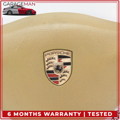 1997-2005 Porsche 911 996 Front Left Steering Wheel Airbag Beige 99680308902 OEM