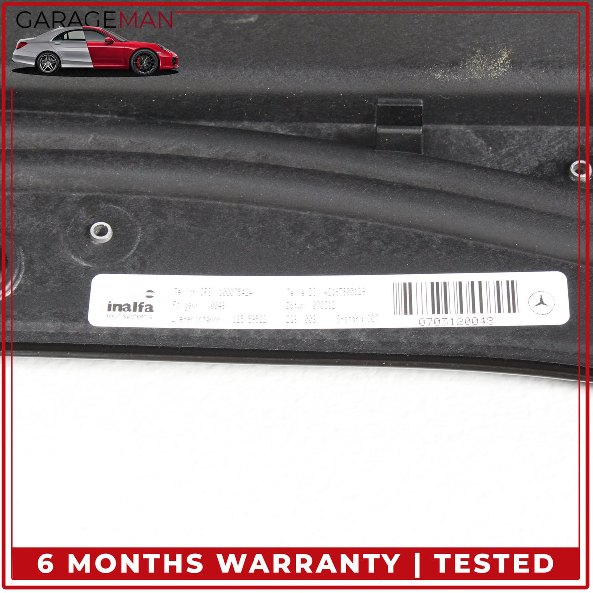2007-2014 Mercedes-Benz CL550 W216 Coupe Sliding Panoramic Sunroof Glass 2167800229 OEM