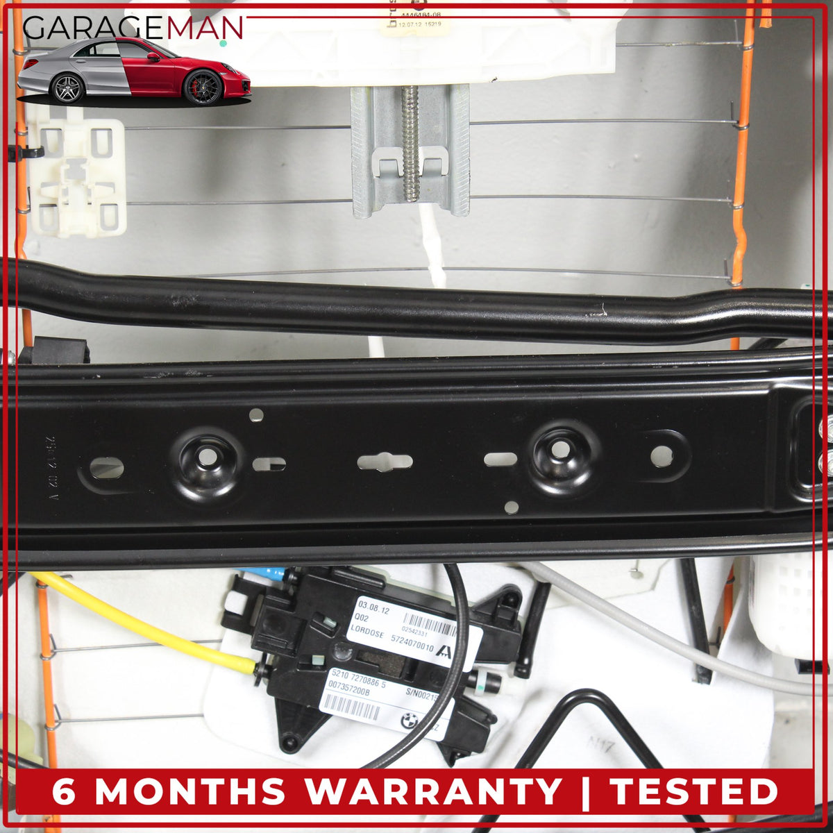 2013-2019 BMW 650i F06 Sedan Front Right Seat Upper Track Rail Frame 7351870 OEM