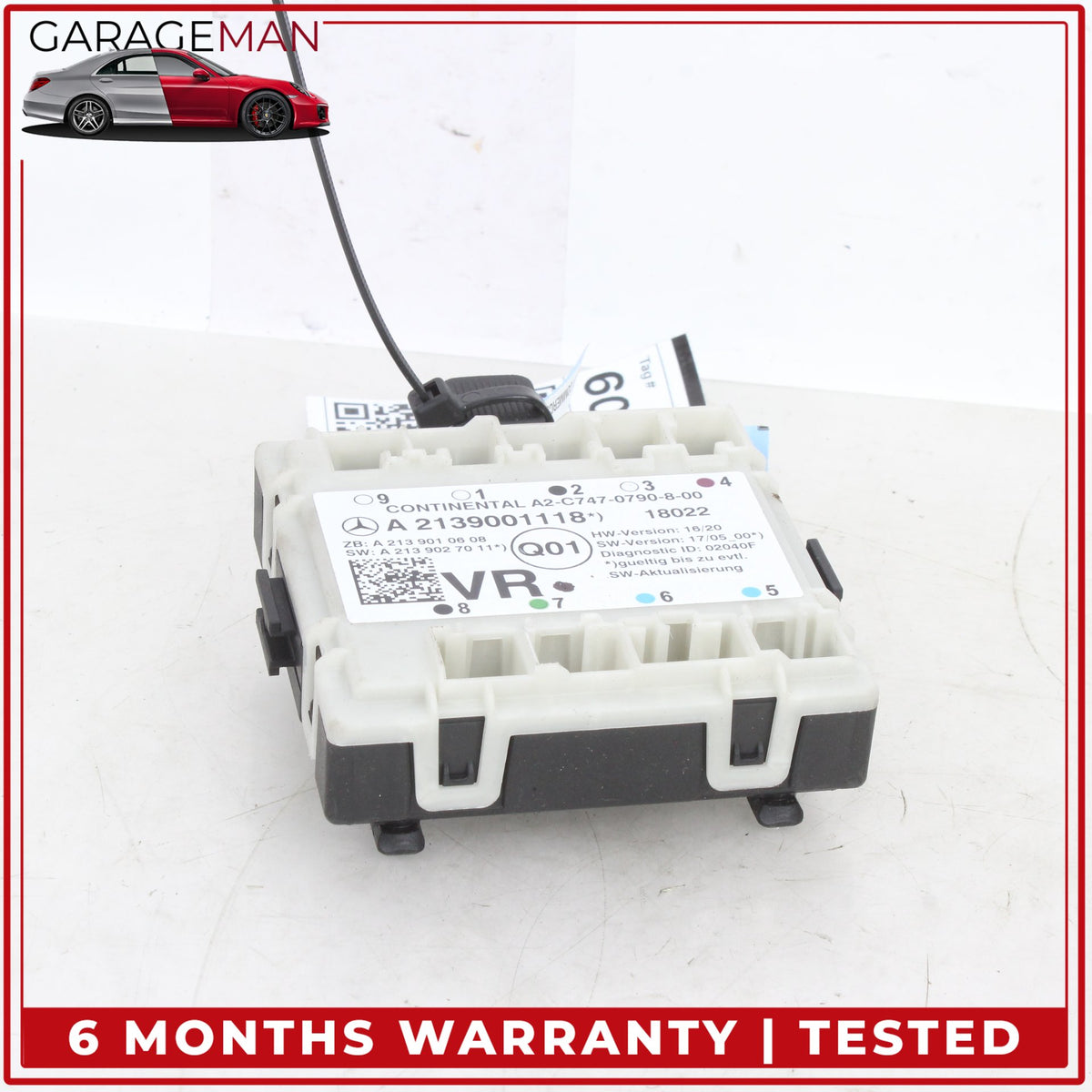 2017-2020 Mercedes W213 E300 Front Right Door Control Module Unit 2139001118 OEM