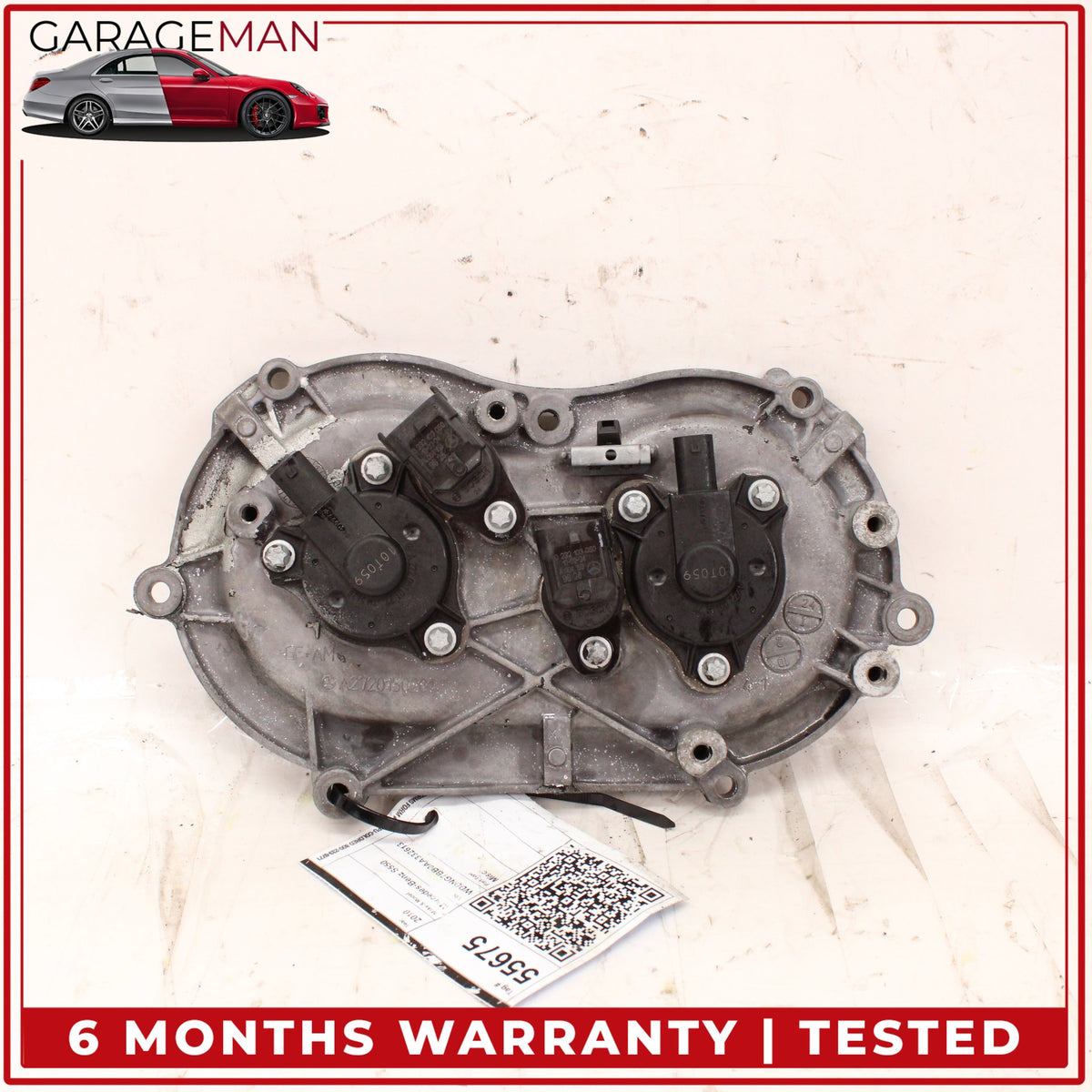 2005-2013 Mercedes W221 S550 Front Left Timing Chain Cover Plate 2720150201 OEM