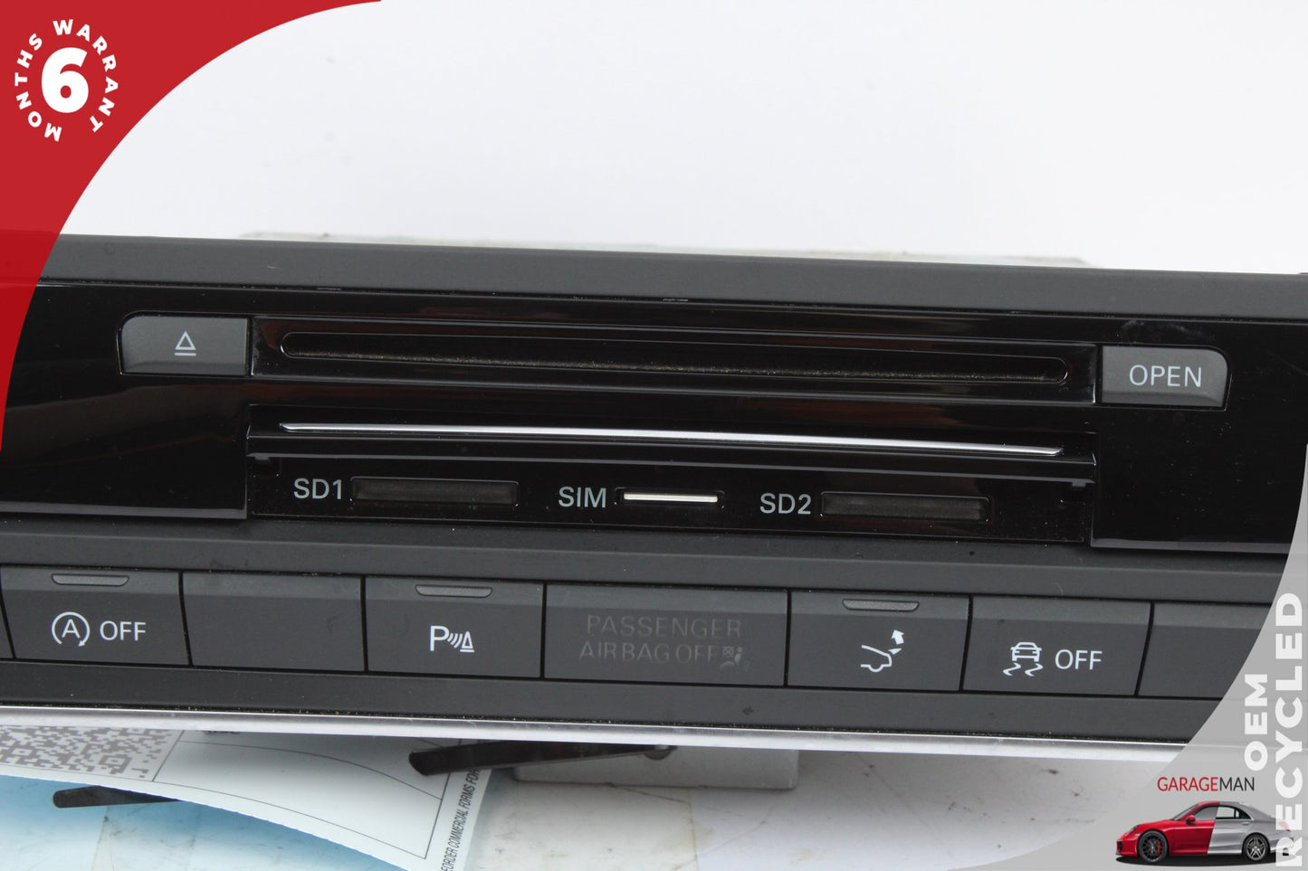 2012-2018 Audi A7 Front Dash Dashboard Audio Radio CD Receiver 4G0035746E OEM