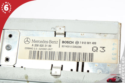 01-03 Mercedes CLK55 AMG W208 Command Navigation Radio Unit 2088204189