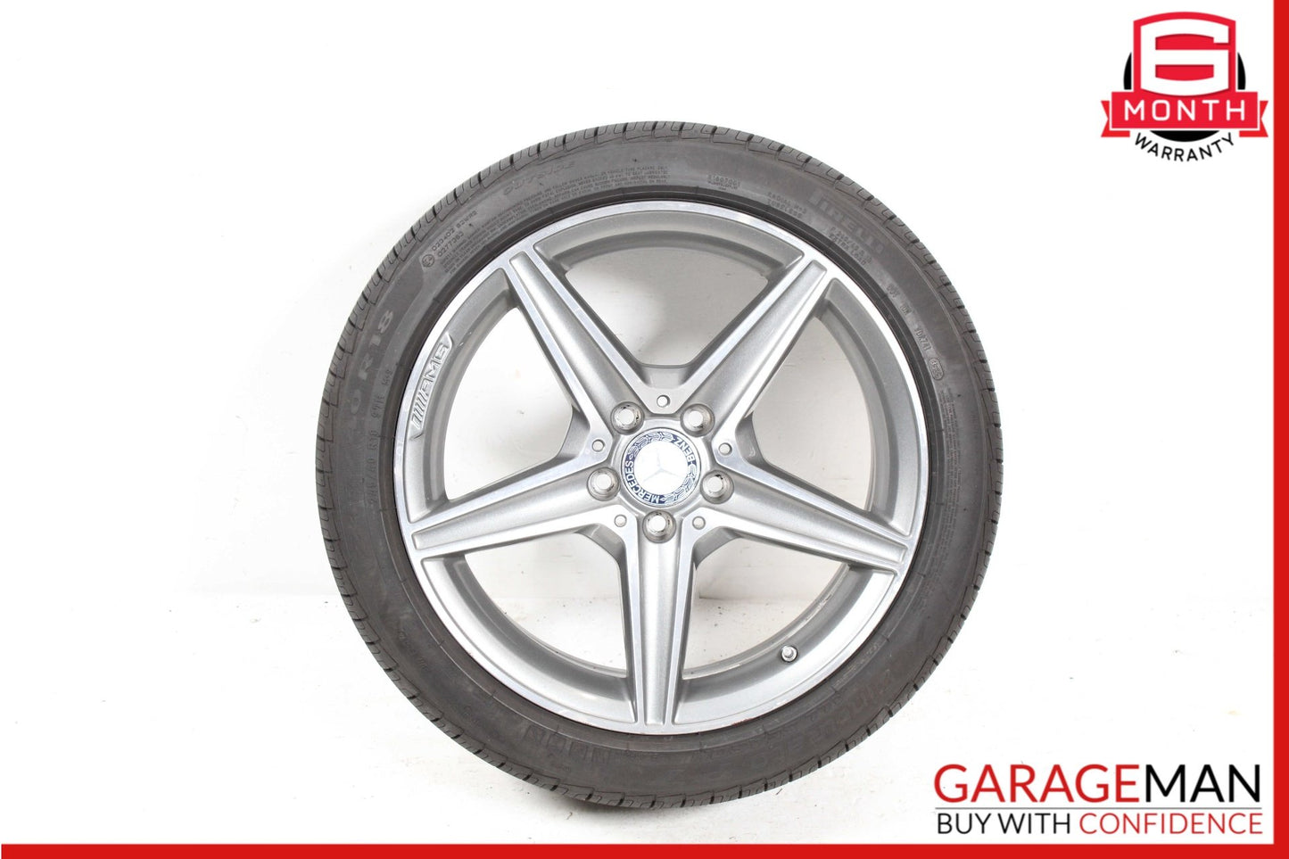 2015-2018 Mercedes W205 C300 Rear Wheel Tire Rim 8.5Jx18H2 ET49 2054011200 OEM