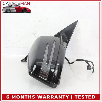 2010-2016 Mercedes W212 E350 Right Door Rear View Mirror w/ Blind Spot Black OEM