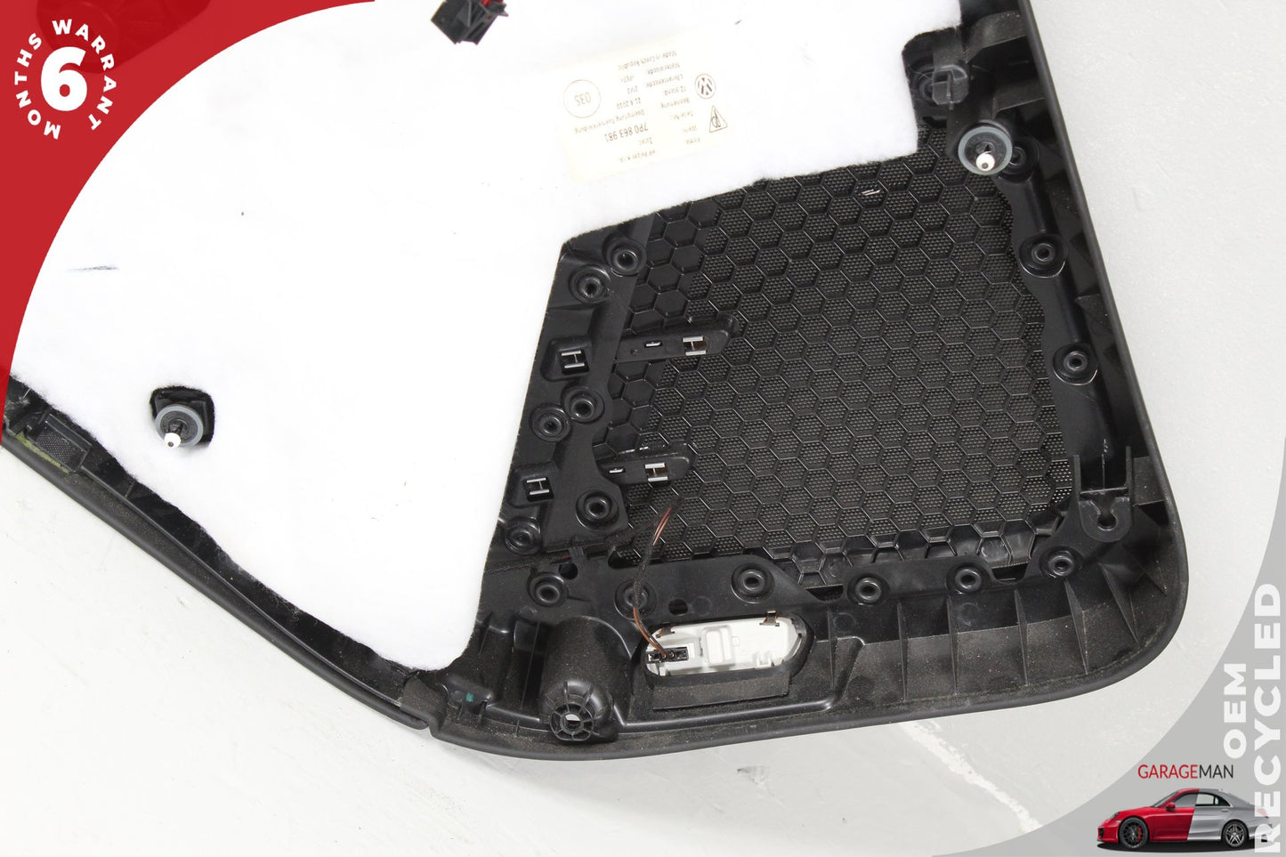 11-18 Porsche Cayenne 92A SUV Rear Right Side Interior Door Panel 95855530221