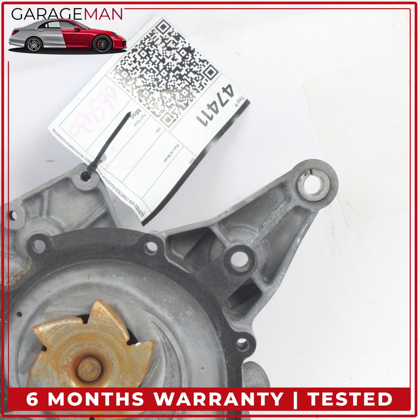 1998-2006 Mercedes W220 S430 Engine Motor Coolant Water Pump w/ Pulley OEM