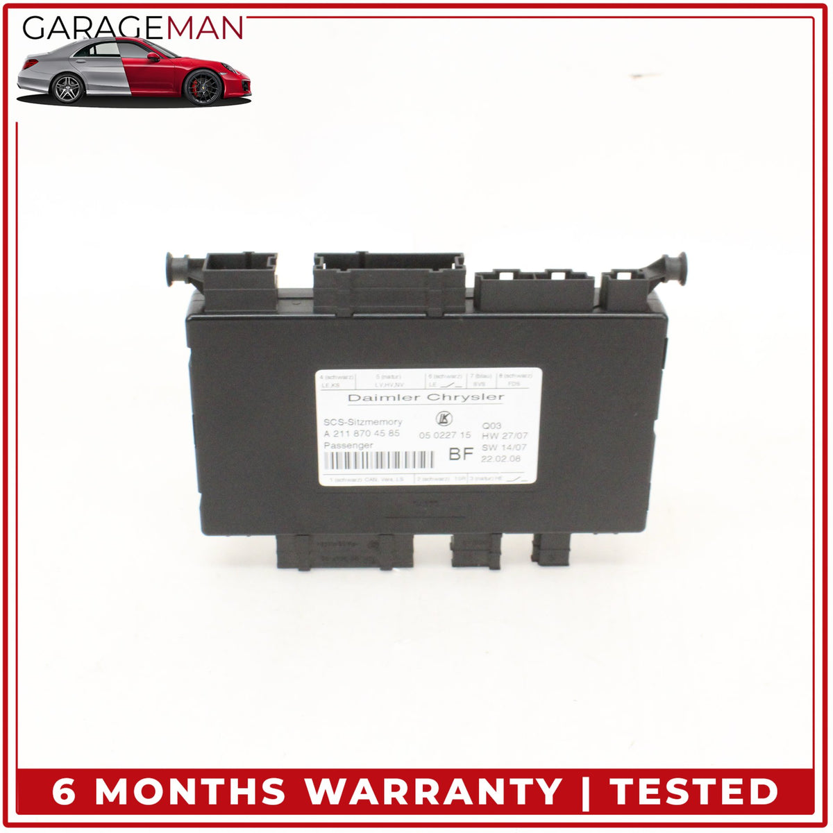 2003-2012 Mercedes W211 E350 Front Right Seat Control Module Unit 2118704585 OEM