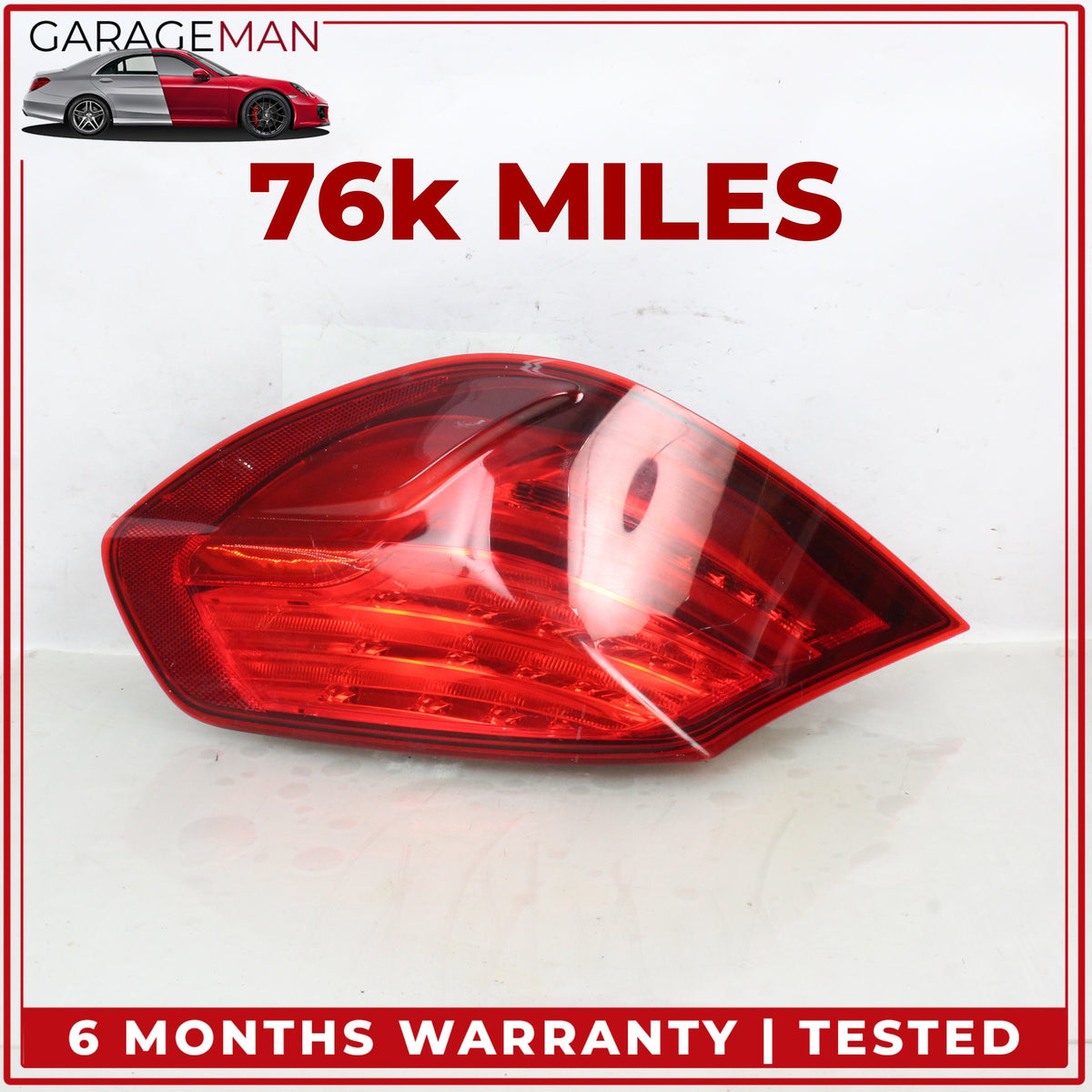 2012-2018 BMW 650i F13 Rear Right Outer Tail Light 4880370 OEM