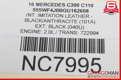 15-20 Mercedes W205 C300 Front Right Side Dashboard Dash Air Bag Airbag OEM