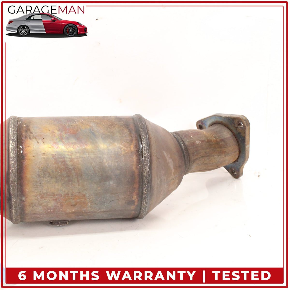 2011-2015 Audi Q7 4L 3.0L Right Side Exhaust Downpipe 7L8254350S OEM