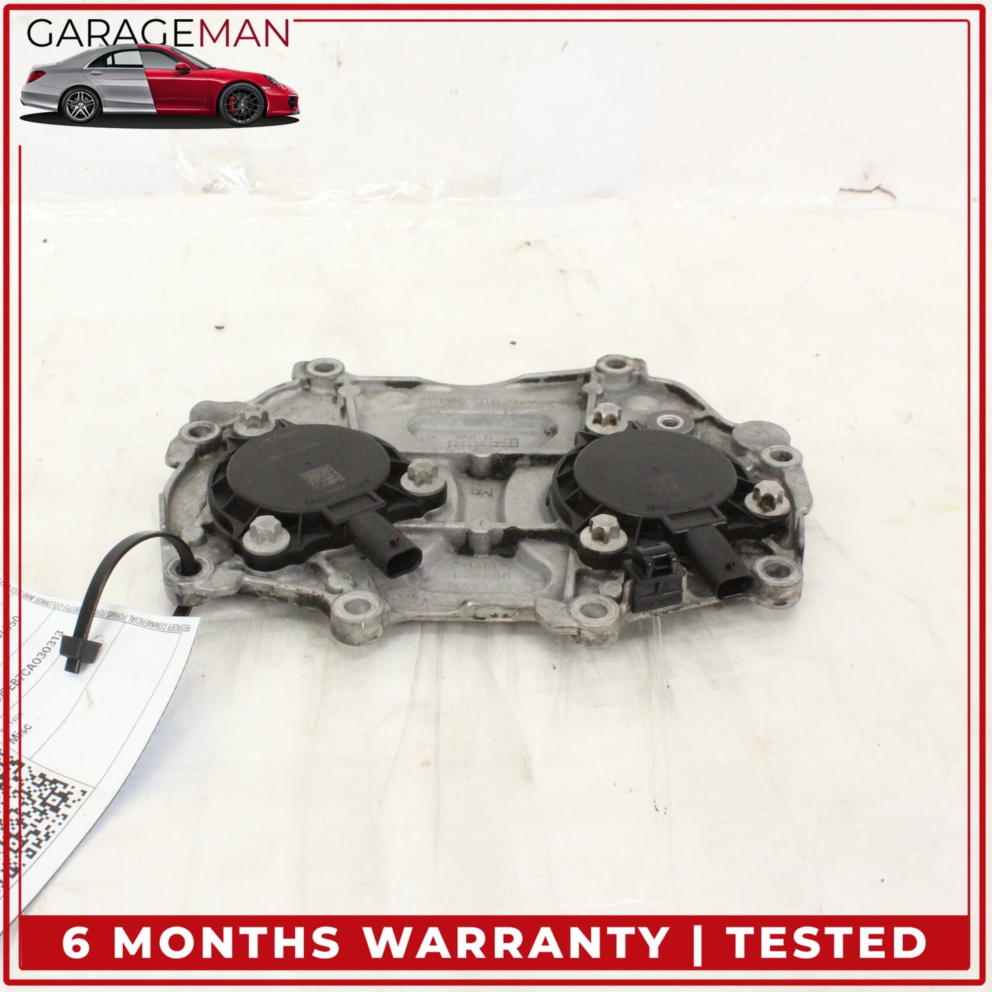 2012-2018 Mercedes W216 CL550 Engine Timing Chain Cover Plate 2760150201 OEM