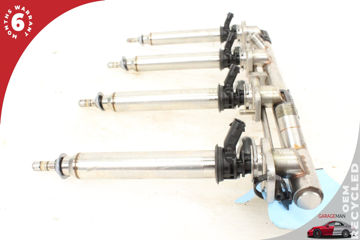 2011-2019 Mercedes W218 CLS550 Left Fuel Injection Rail Line w/ Injectors OEM