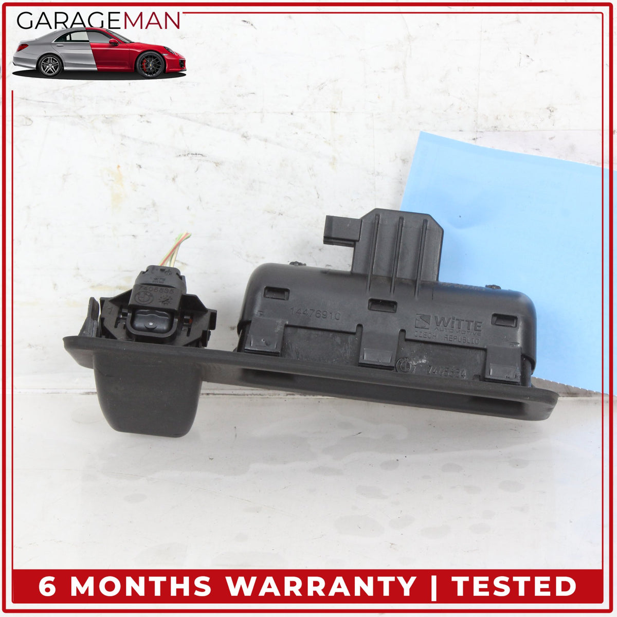 2018-2024 BMW X3 G01 Rear Trunk Lid Open Release Handle w/ Camera 7405634 OEM