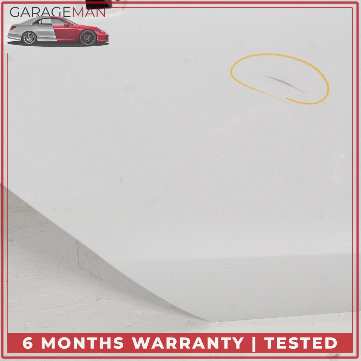 2011-2018 Audi A8 S8 Rear Right Side Door Shell Glacier White Metallic OEM