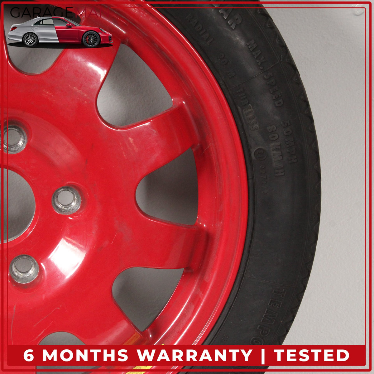 1997-2005 Porsche 911 Carrera 996 Emergency Spare Tire Wheel Donut Rim OEM