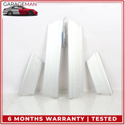 2014-2017 LR Range Rover L405 Front & Rear Door Sill Scuff Plate Trim Set OEM