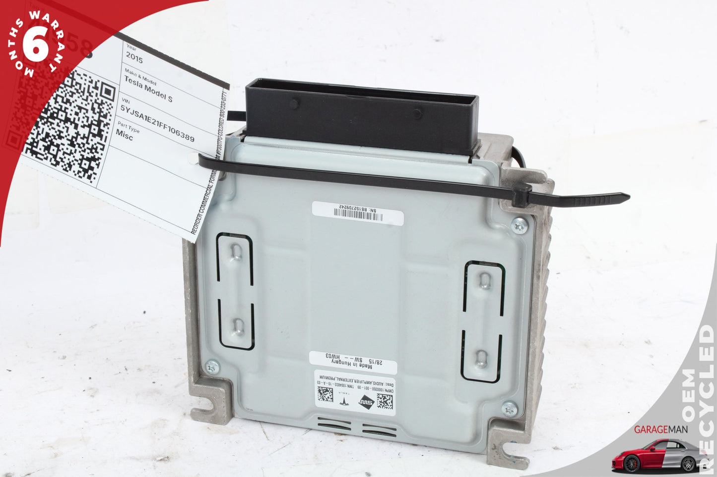 2012-2021 Tesla Model S Audio Radio Sound System Amplifier AMP 100483310A OEM