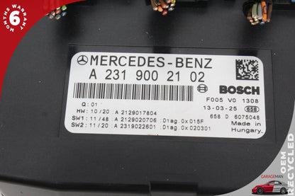 13-20 Mercedes-Benz SL500 R231 Convertible Front Under Hood Fuse Box Module 2319002102