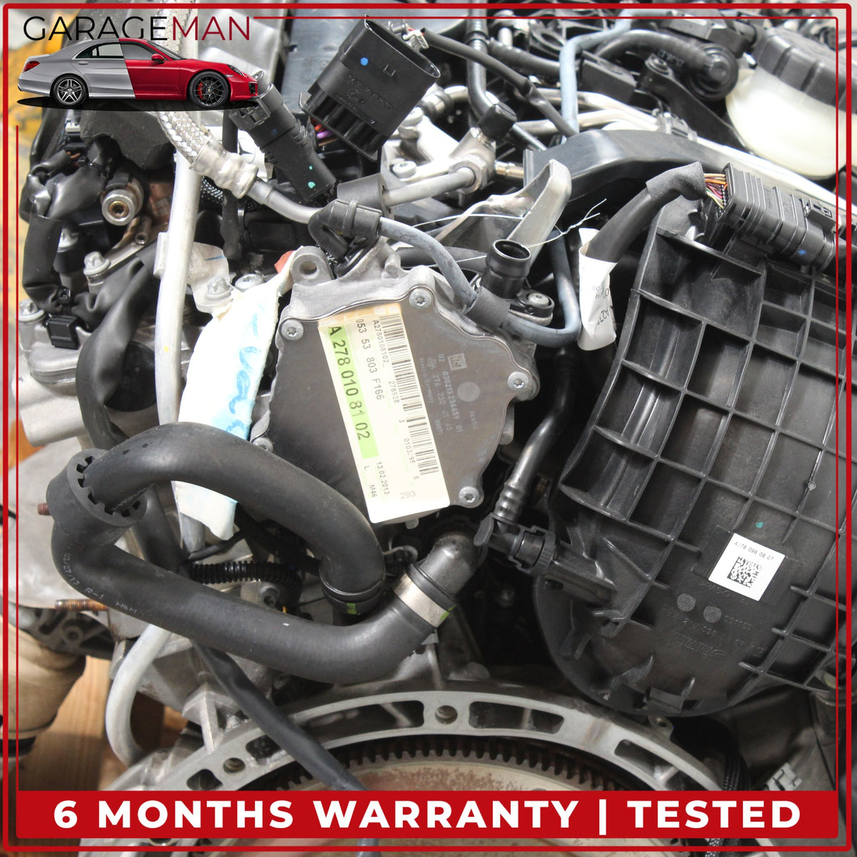 2011-2019 Mercedes X166 GL450 AWD 4.7 V8 Engine Motor Assembly 278928 OEM 156K