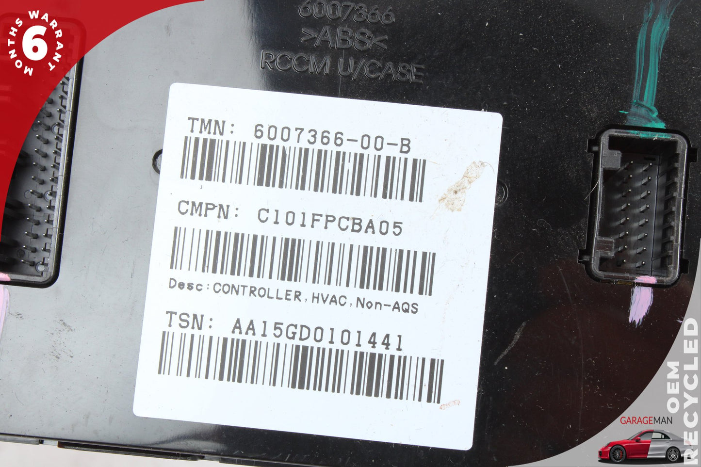 2012-2015 Tesla Model S AC Air Conditioning Control Module Unit 600736600B OEM