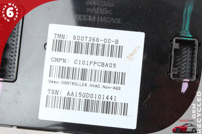 2012-2015 Tesla Model S AC Air Conditioning Control Module Unit 600736600B OEM