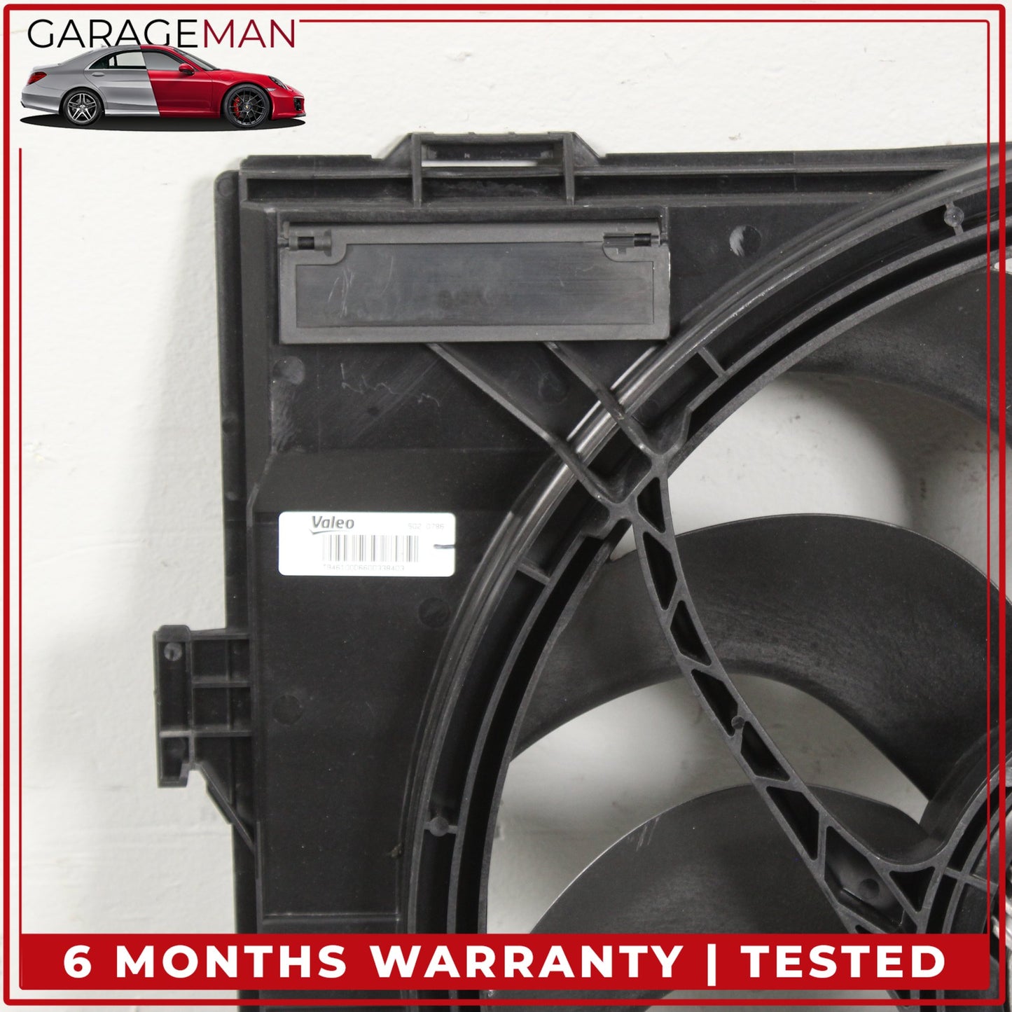 2015-2020 BMW 430i Gran Coupe Engine Radiator Cooling Fan Motor w/ Shroud 7555619 OEM