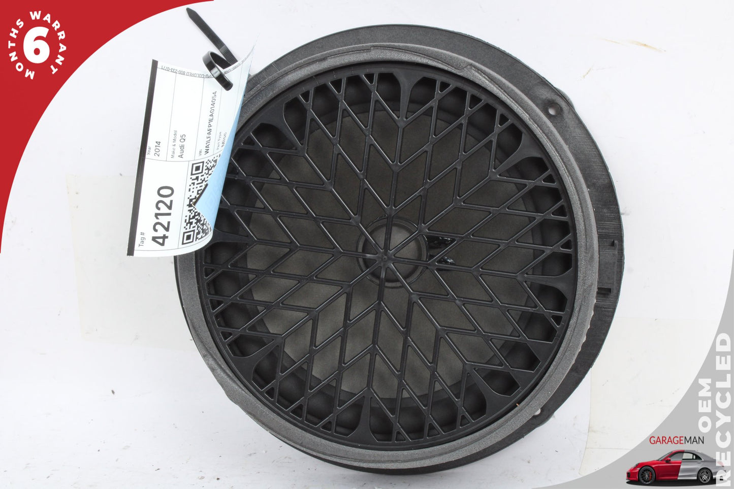 09-17 Audi Q5 8R Front Left & Right Door Audio Speaker Set OEM 8R0035415C
