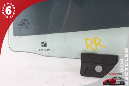 2011-2018 Audi A8 S8 Rear Right Passenger Side Door Window Glass 4H0845026F OEM