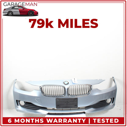 2012-2015 BMW F30 320i 328i xDrive Front Bumper Cover Panel Blue Metallic OEM