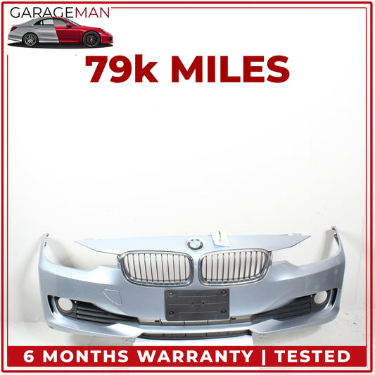 2012-2015 BMW F30 320i 328i xDrive Front Bumper Cover Panel Blue Metallic OEM