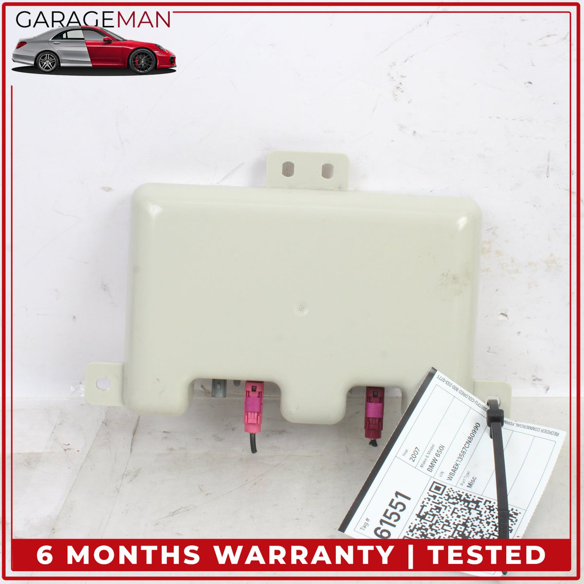 2004-2010 BMW 650i E64 Left Multiband Telephone Antenna Module Unit 6953212 OEM