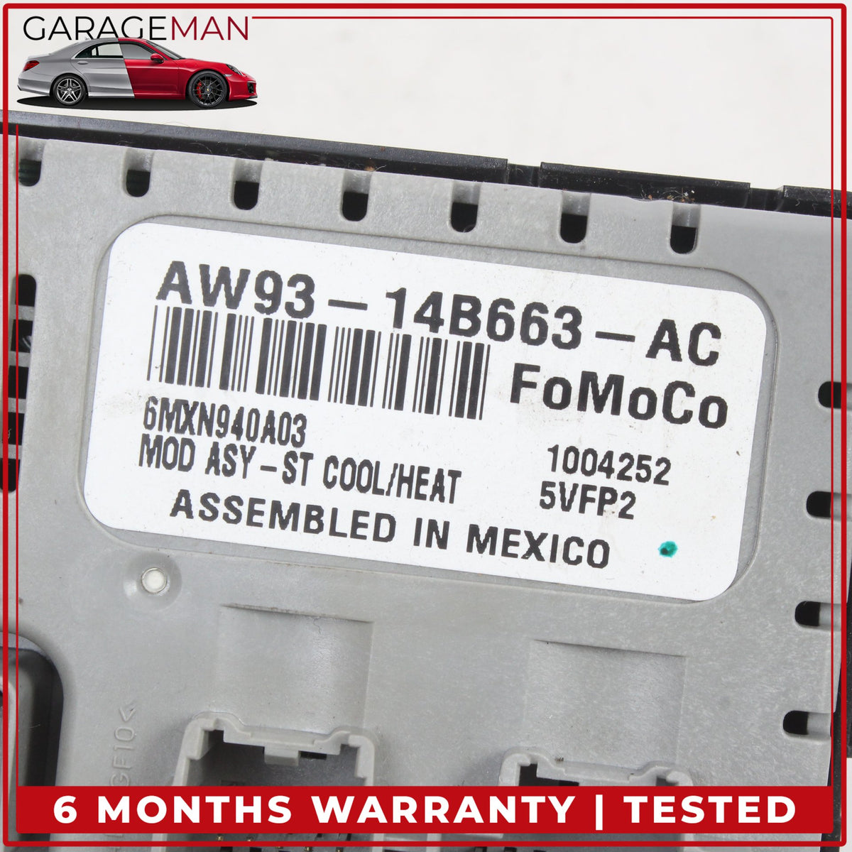 2010-2012 Range Rover L322 Front Seat Climate Temperature Control Module OEM