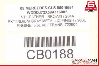 03-12 Mercedes W211 E350 E320 E550 Steering Wheel Airbag Air Bag Brown OEM