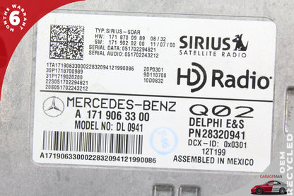 2009-2013 Mercedes W221 S550 R350 Sirius Satellite Radio Receiver 1719063300 OEM