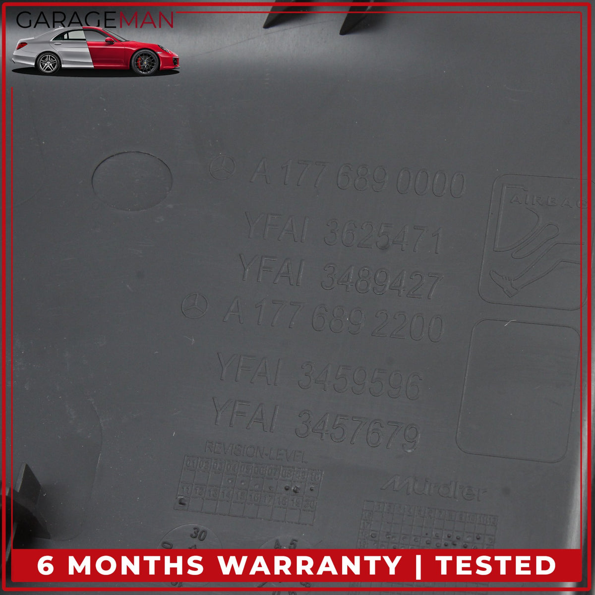 2019-2022 Mercedes W177 A220 Left & Right Side Dashboard End Cap Trim Panel OEM