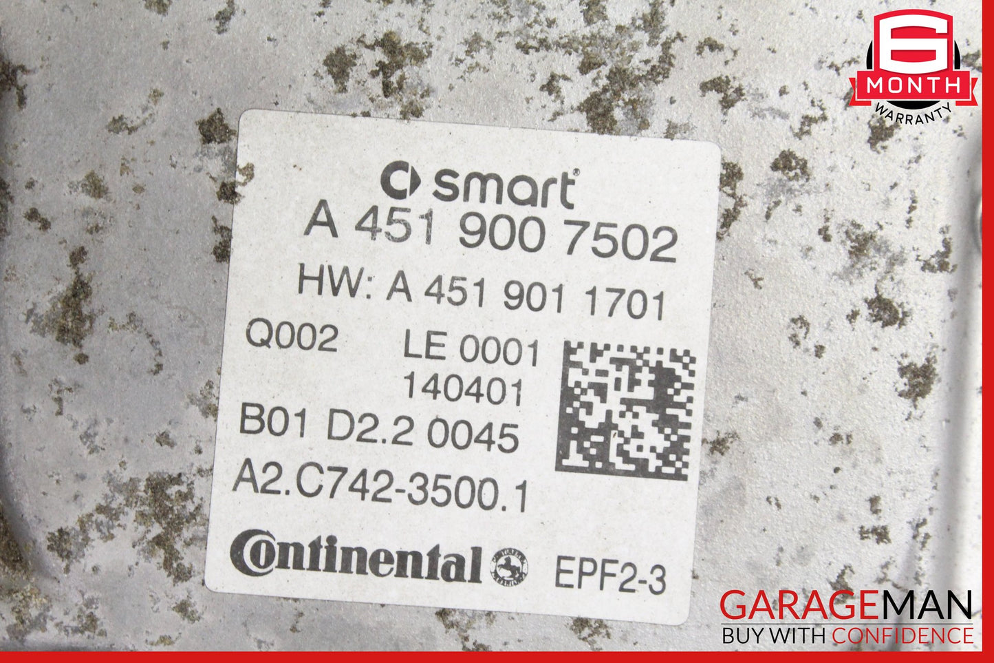 2013-2015 Smart Fortwo 451 Sedan EV Electric Motor Power Control Module 4519007502