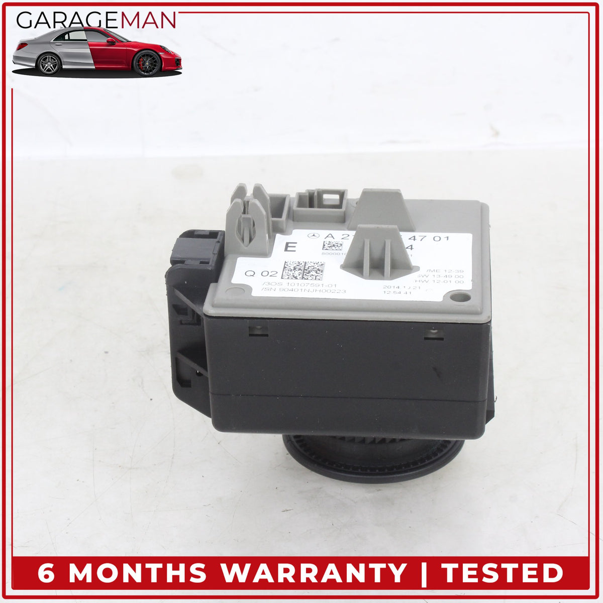 2014-2020 Mercedes W212 E350 Ignition Switch Module w/ Key Fob 2189054701 OEM