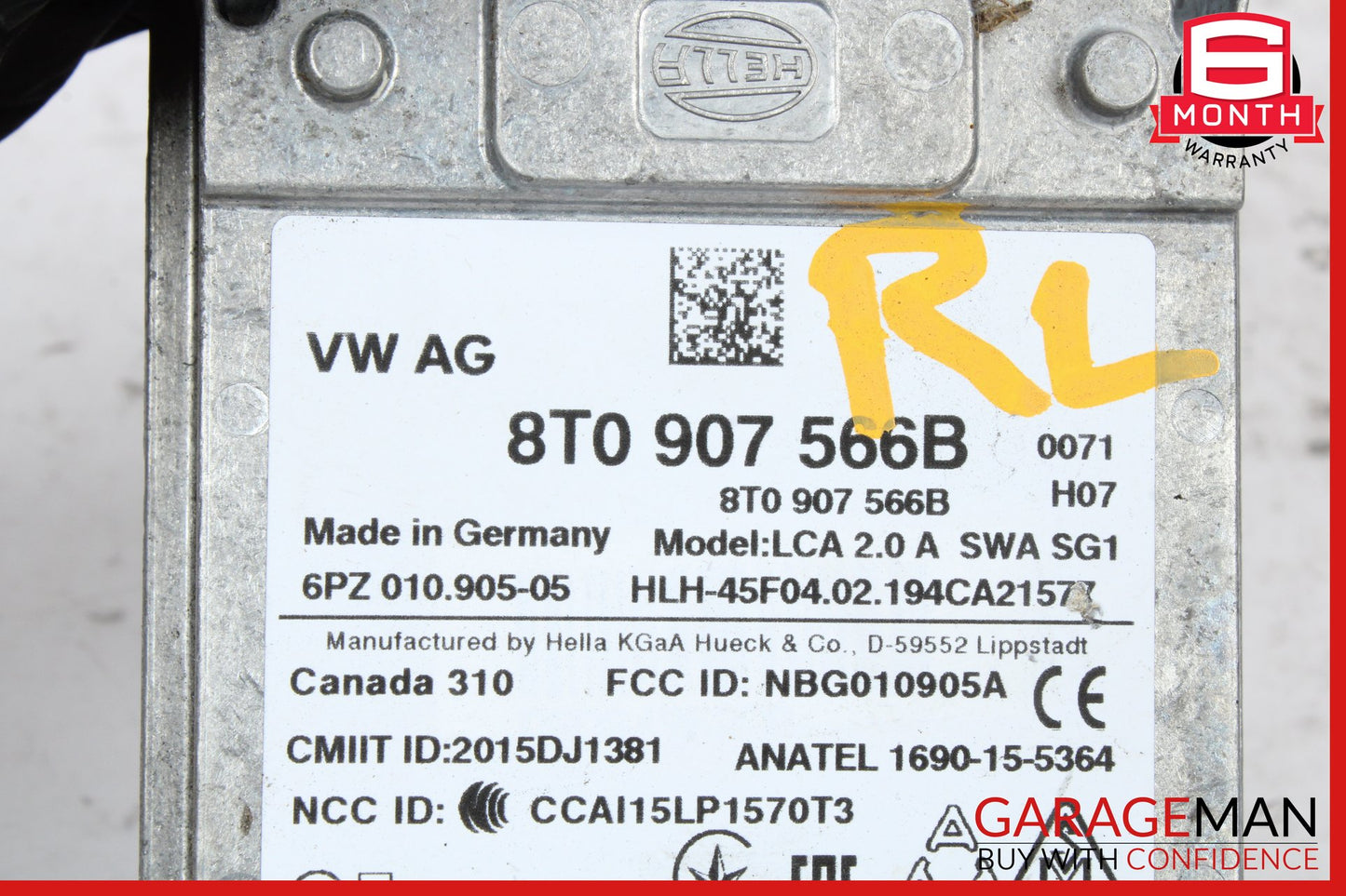 2015-2021 Porsche Macan 95B Rear Left Lane Assist Blind Spot Radar Sensor OEM