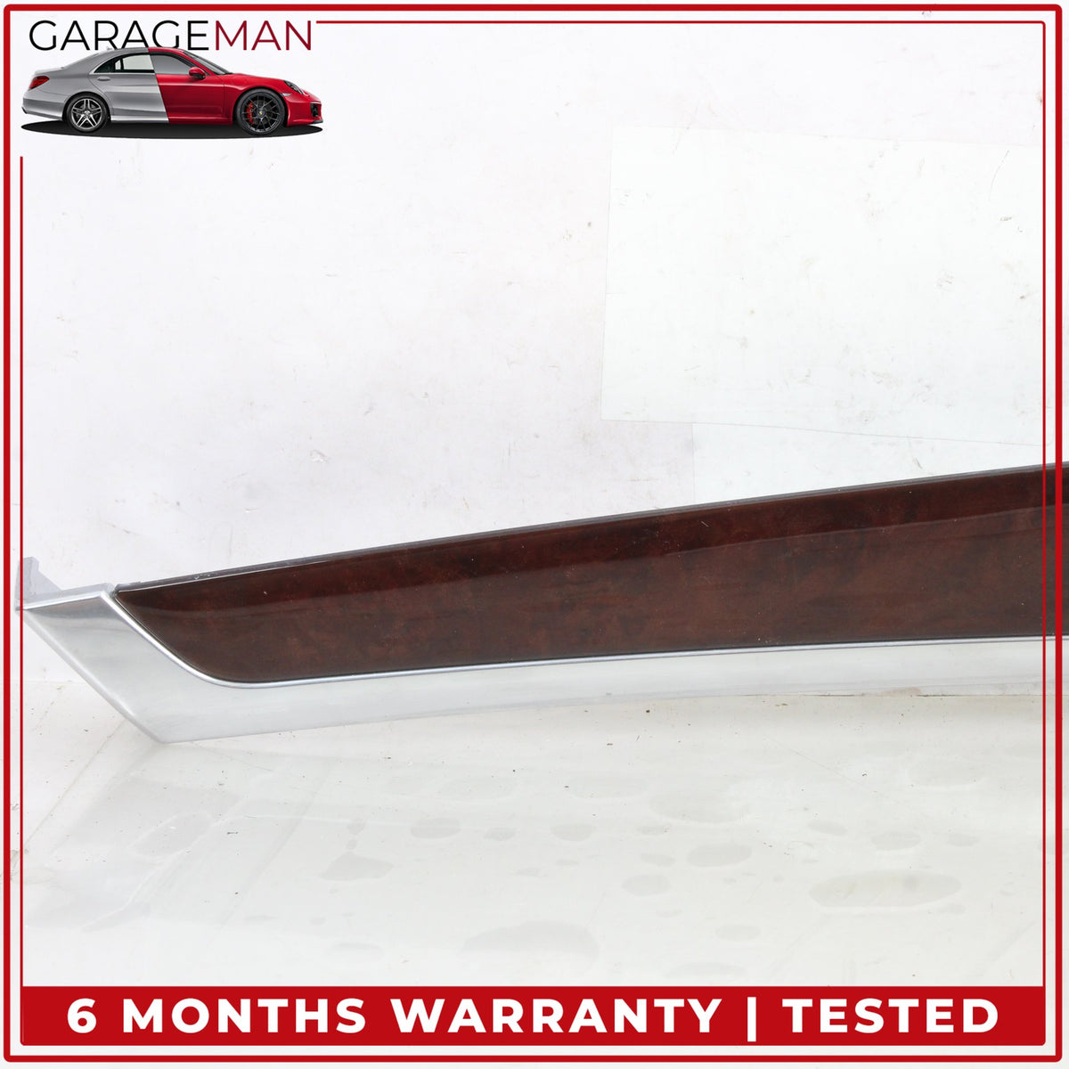 2010-2016 Porsche Panamera 970 Front and Rear Door Trim Cover Panel Wood Set OEM