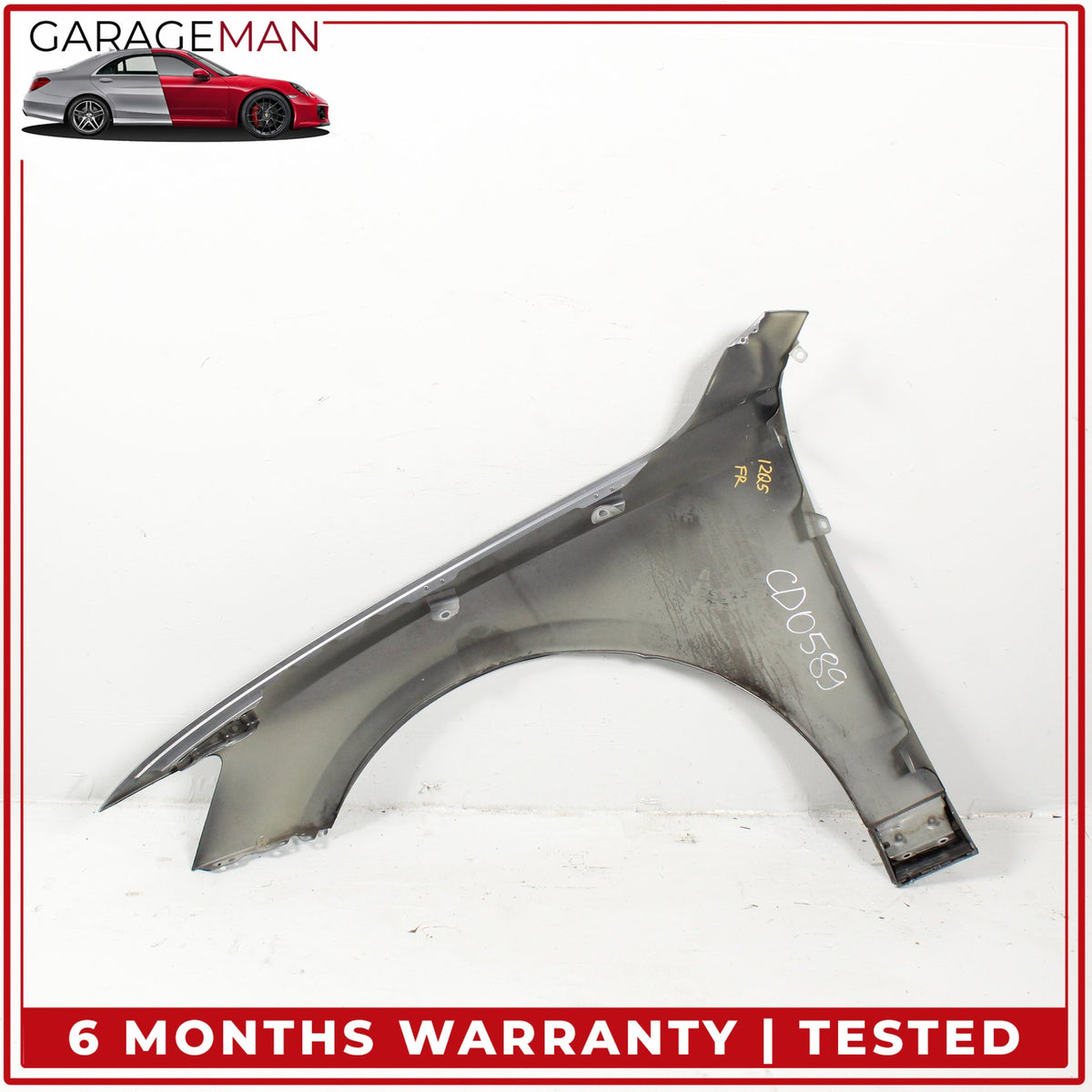 2009-2017 Audi Q5 SQ5 Front Right Side Fender Wing Panel Silver 8R0821106A OEM