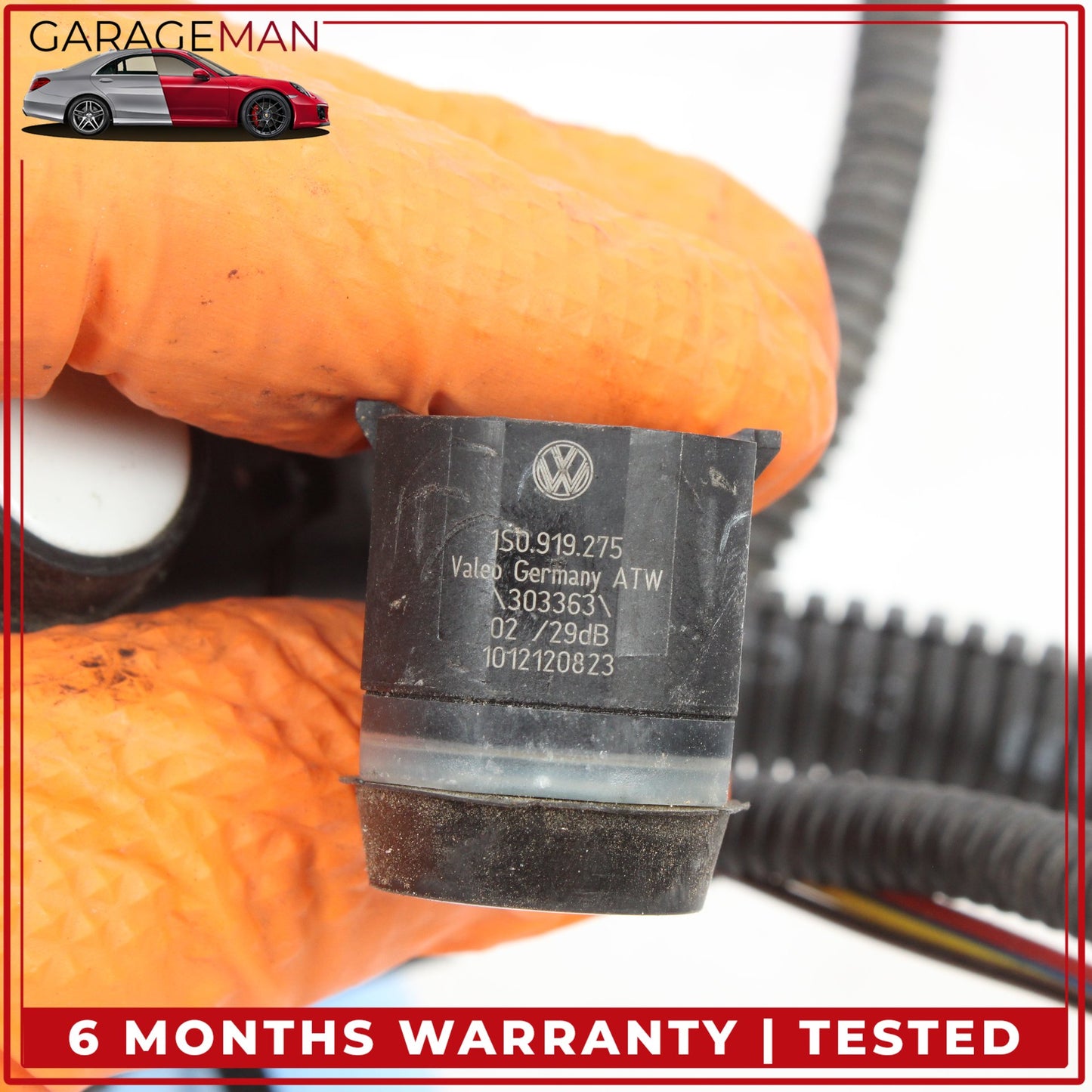 2010-2013 Porsche Panamera 970 Front Bumper Parking Sensors w/ Wire Harness OEM