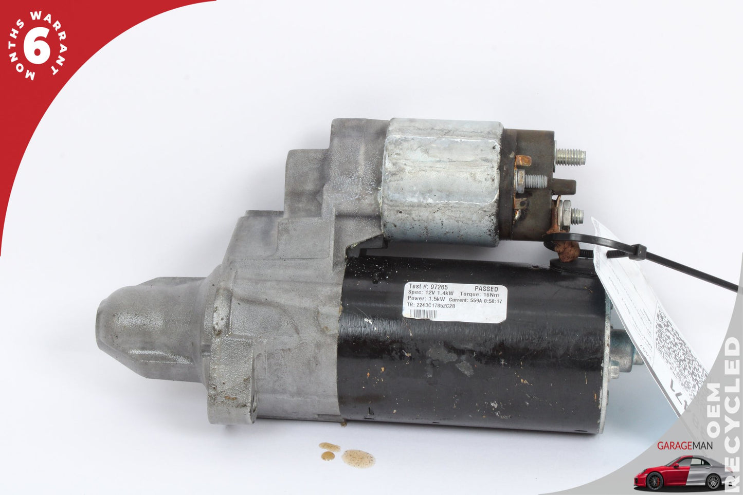 97-09 Mercedes-Benz S550 S-Class W221 Engine Motor Starter 0061510601