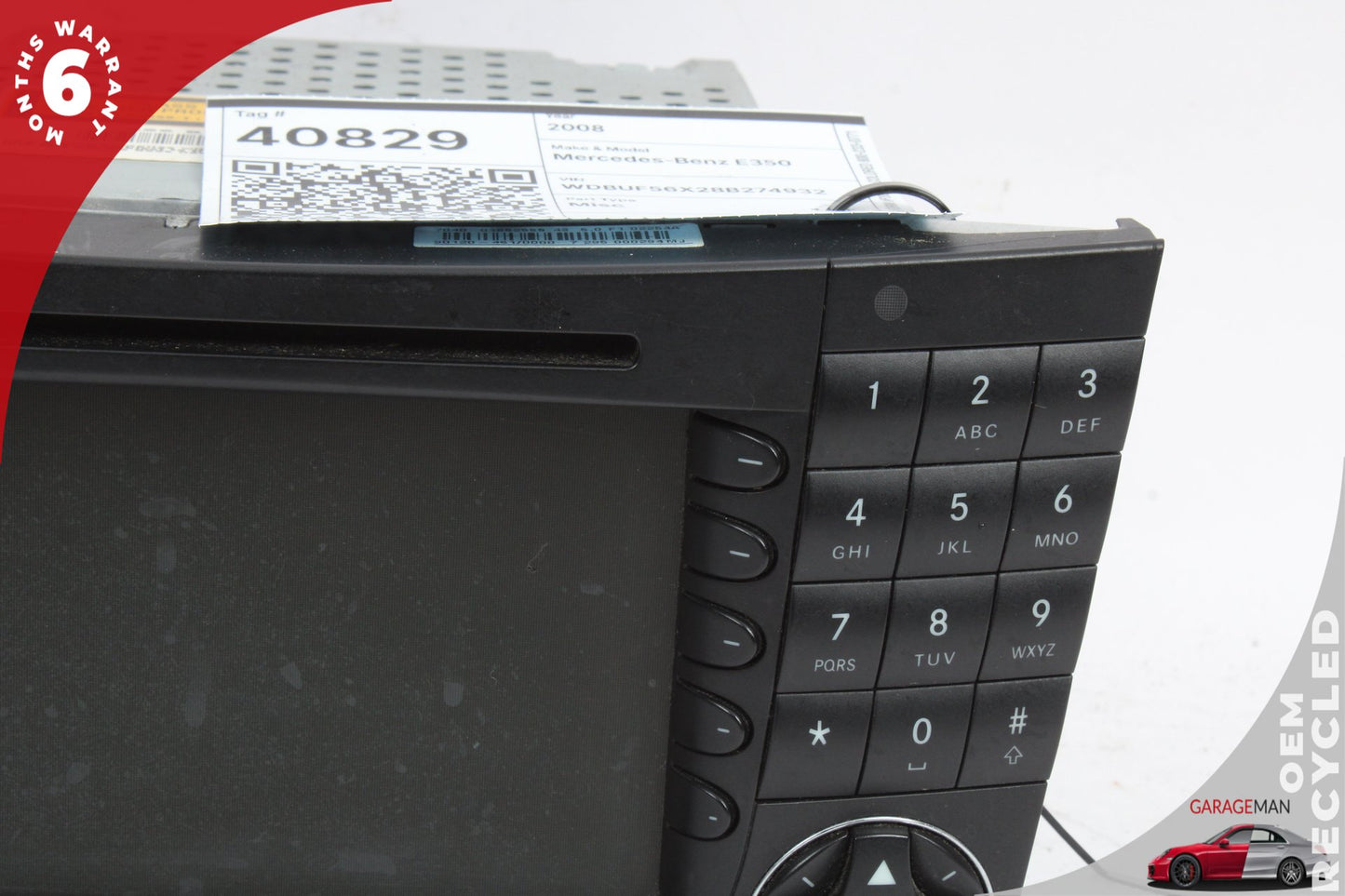 2003-2008 Mercedes W211 E350 Command Head Unit Navigation Radio 2118204397 OEM