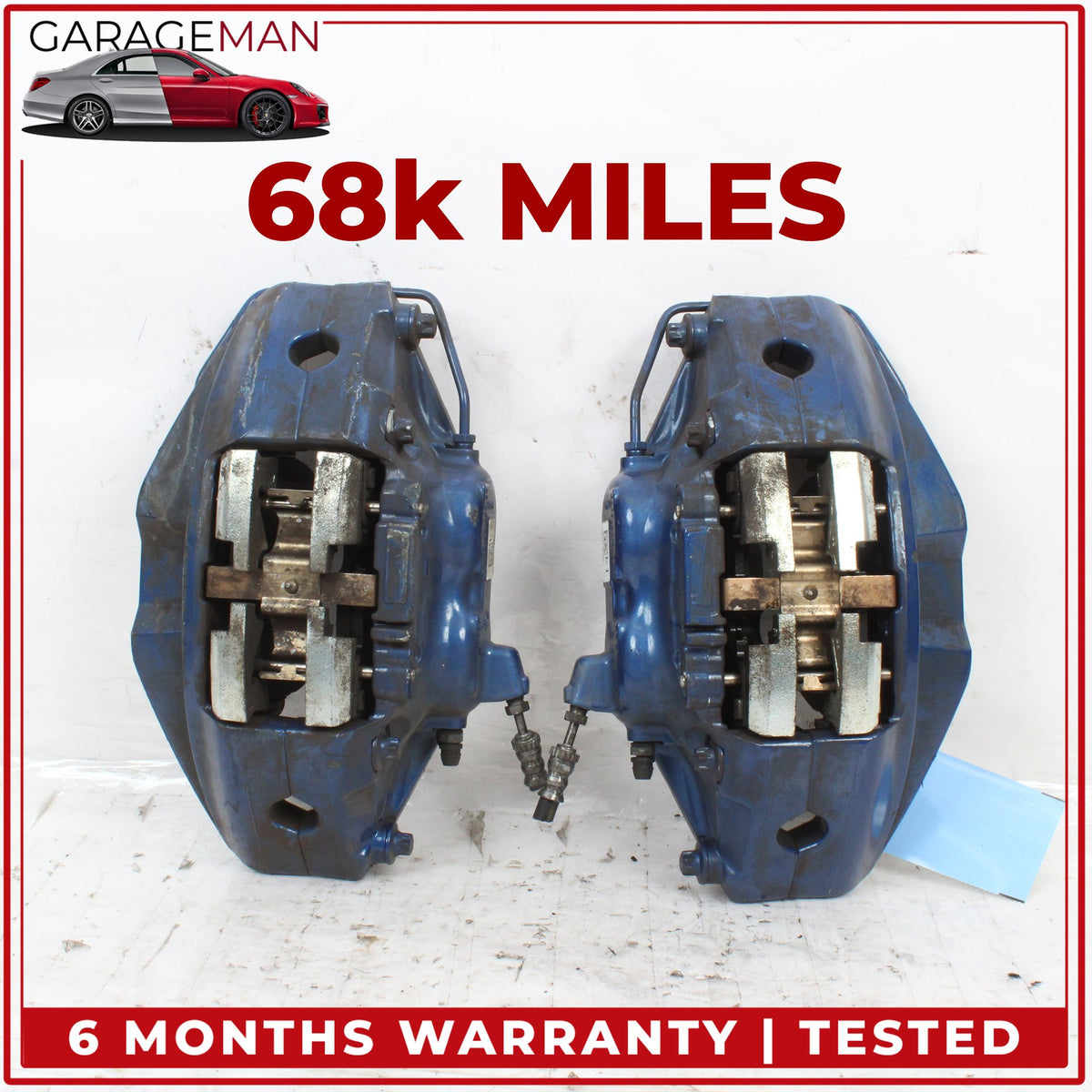 2018-2024 BMW X3 G01 Front Brake Calipers Blue (set of 2) OEM