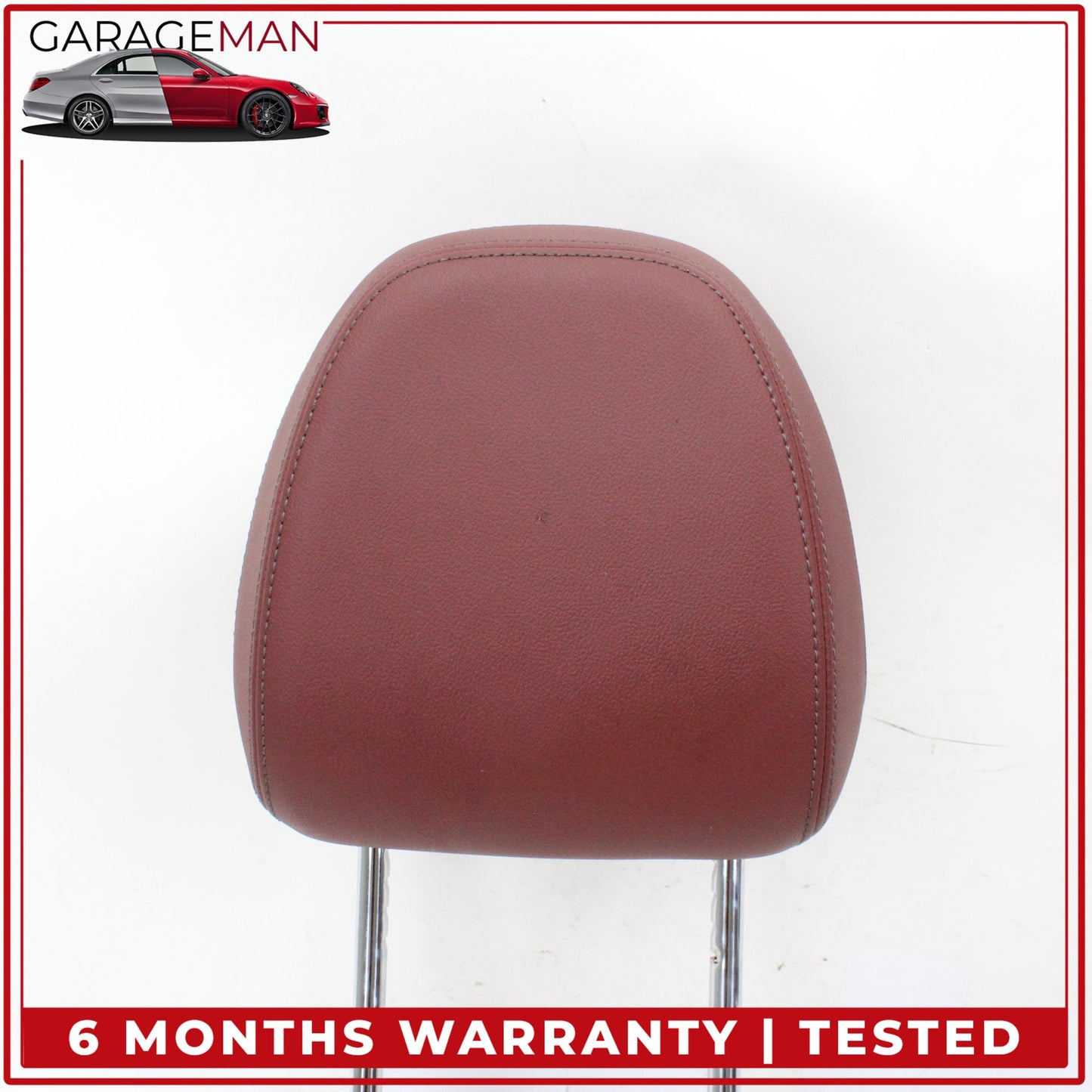 2019-2025 BMW 330i Front Left and Right Side Seat Head Rest Red 52107478116 OEM